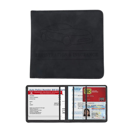 Elevate Your Essentials: Stylish Men's Card Holder for Car Registration, Vehicle License & Insurance