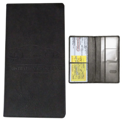 Elevate Your Essentials: Stylish Men's Card Holder for Car Registration, Vehicle License & Insurance