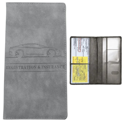 Elevate Your Essentials: Stylish Men's Card Holder for Car Registration, Vehicle License & Insurance