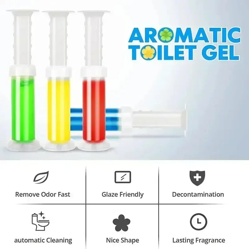 Transform Your Bathroom Experience with Our Long-Lasting Toilet Cleaner Gel Stick - Aromatherapy Freshness & Odor Elimination!