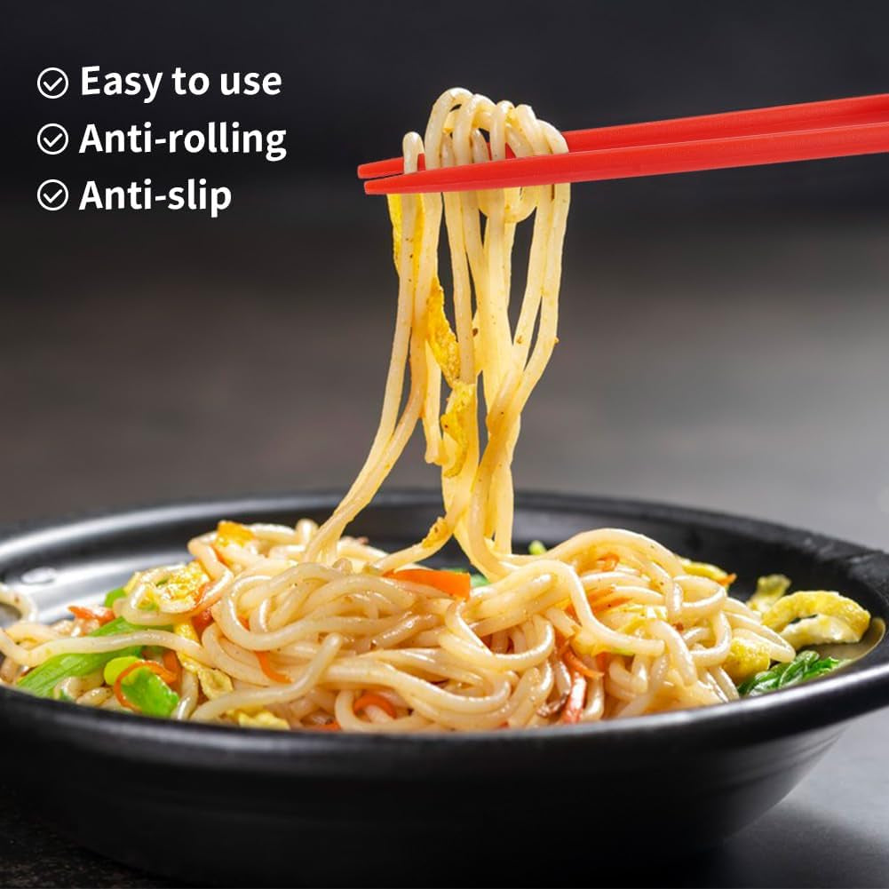 10-Piece Fork Chopsticks Set - The Ultimate 2-in-1 Utensil for Effortless Dining at Home or On-the-Go!