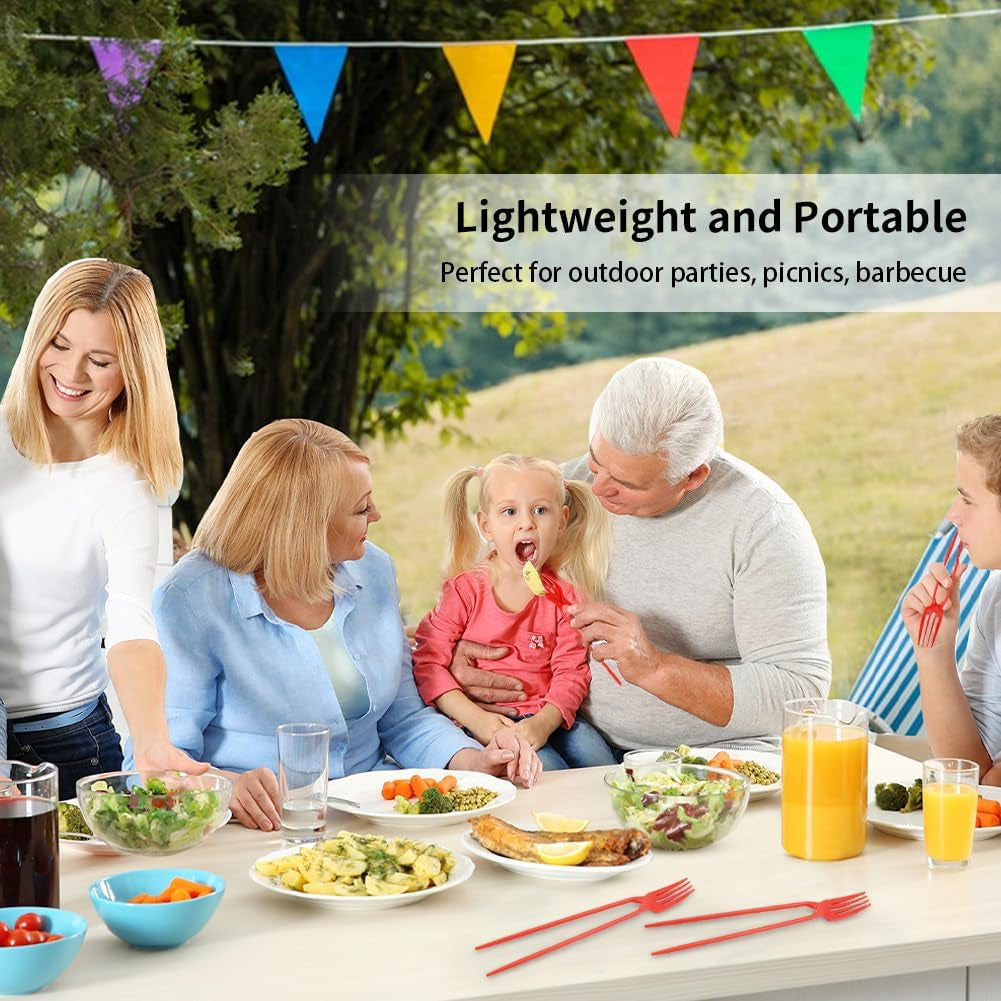 10-Piece Fork Chopsticks Set - The Ultimate 2-in-1 Utensil for Effortless Dining at Home or On-the-Go!